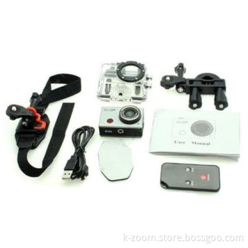 Sports Camera, Viewing Angle 120 Degree Wide-angle Lens, 1,920*1,080P 30fps